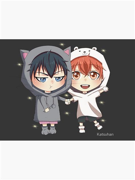 Given” Mafuyu And Uenoyama Animal Chibi Art Print By Hanoung Redbubble