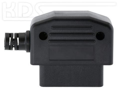 Obd 2 Connector 43 Pvc J1962 Typ B 24v Male With 35mm Pvc Strain