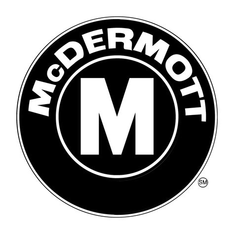 McDermott Logo Black and White – Brands Logos