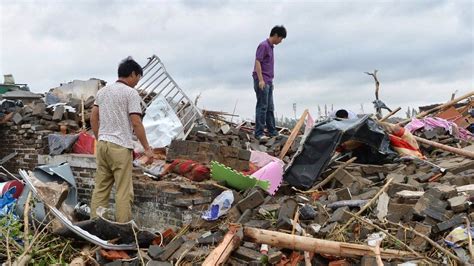 China S Deadly Tornado In Jiangsu In Pictures Bbc News