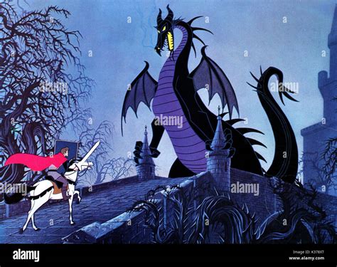 SLEEPING BEAUTY PRINCE PHILLIP AND THE DRAGON YOU MUST CREDIT: WALT ...