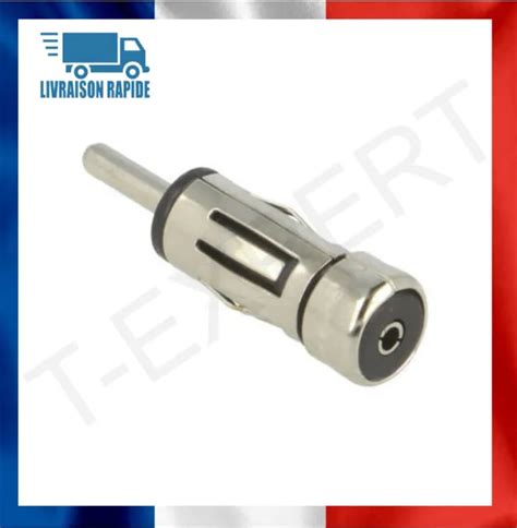 Adaptateur Antenne Iso Din Autoradio Voiture Auto Radio M Le Femelle