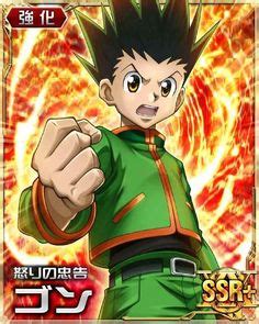 Gon Mobage Cards Ideas Hunter X Hunter Hunter Anime Cards