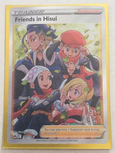 Pokémon Tcg Friends In Hisui 148 159 Full Art Meses sin interés