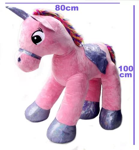 Peluche Gigante De Unicornio Parado Cm Planeta Juguete