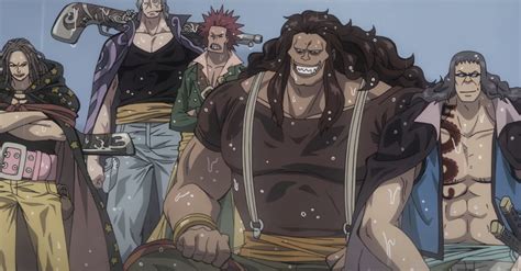 One Piece Film Red Shows Red Hair Pirates Character Designs In New