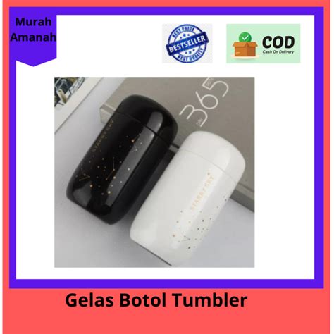 Gelas Botol Tumbler Kopi Teh Stainless Steel Kapasitas Ml Cocok