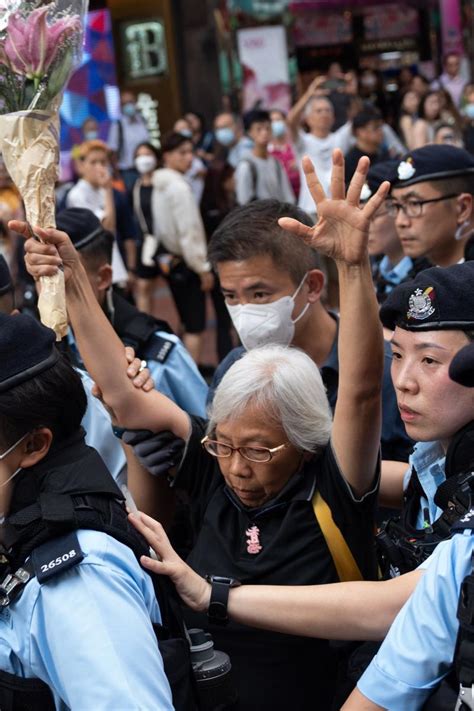 港零星悼念六四遭警關切 23人涉破壞社會安寧被拘 港澳大小事 中國 世界新聞網