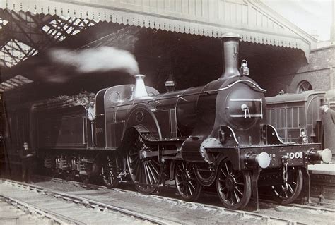 Great Northern Railway Stirling Single 4 2 2 Express Locomotive At