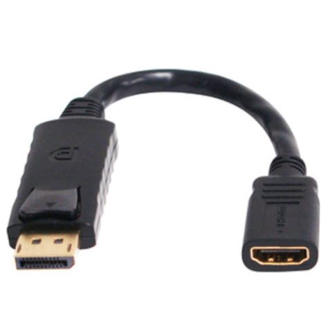 Comsol 20cm Displayport Male To Hdmi Female Adapter Comsol