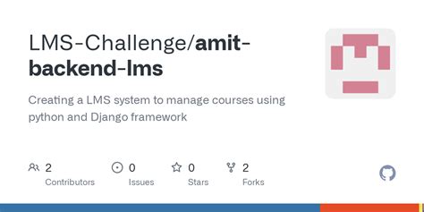 Github Lms Challenge Amit Backend Lms Creating A Lms System To