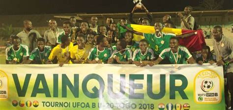 Tournoi UFOA B U20 Le Sénégal remporte le trophée