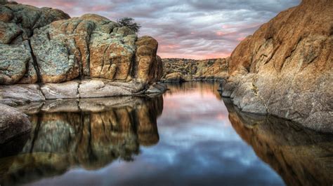 デスクトップ壁紙 木 風景 日没 海 湖 水 岩 自然 反射 雲 朝 崖 川 Hdr 谷 アメリカ合衆国