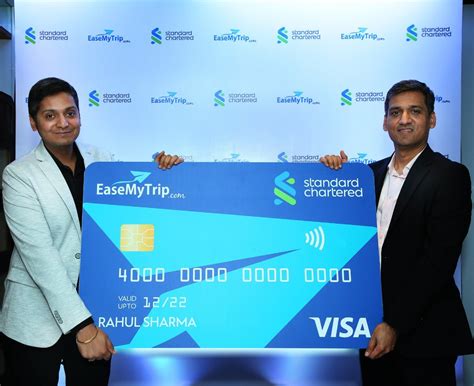 Standard Chartered And Easemytrip Launch Co Branded Credit Card