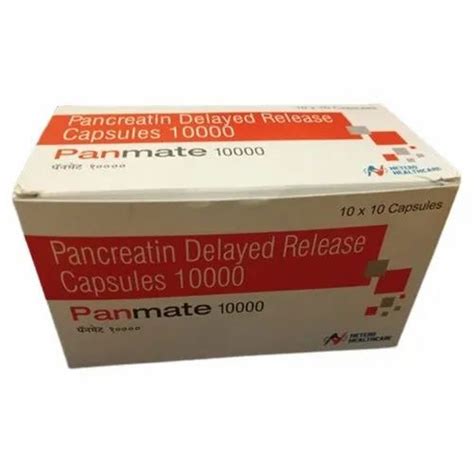 Panmate Pancreatin Capsule Mg Prescription At Rs