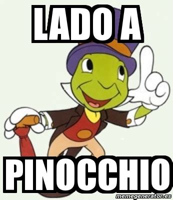 Meme Personalizado Lado A Pinocchio