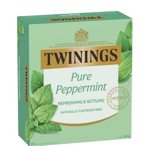 Twinings Pure Peppermint Refreshing And Setting Teabags Expiry May