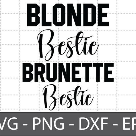 Blonde Bestie Svg Etsy