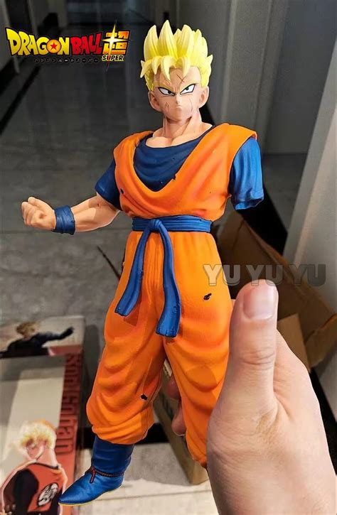 30cm Dragon Ball Z Figure Son Gohan Broken Arm Future Anime Figure Ssj