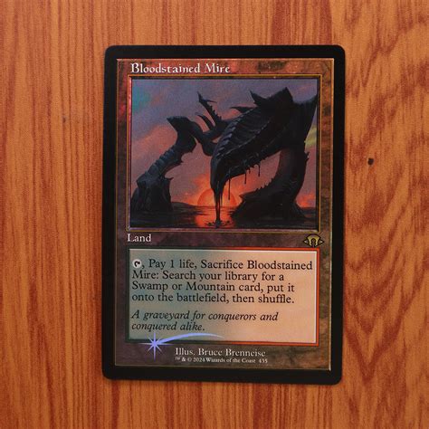 Bloodstained Mire Modern Horizons Mh Foil Magic The Gathering