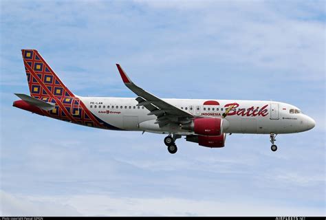 Batik Air Airbus A Pk Lam Photo Airfleets Aviation