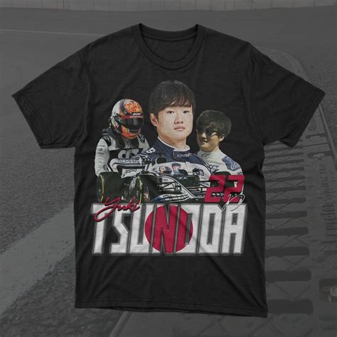 Yuki Tsunoda Formula Graphic Tshirt F Vintage Shirt Yuki