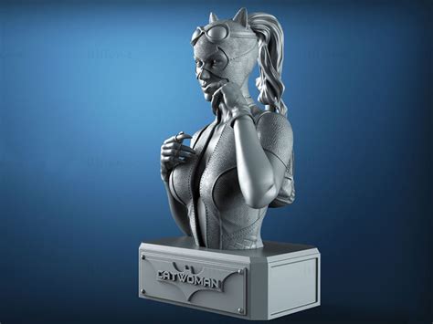 Catwoman Bust 3d Printing Model Stl