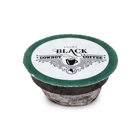 Dark Roast K Cups 50 Count Box Clint Black Coffee