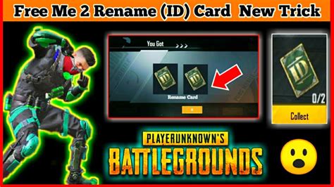 How To Get Free 2 Rename ID Card In Pubg Mobile Pubg Mobile Me Free