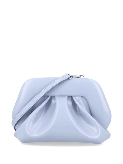 Themoir Gea Clutch Bag Blue Farfetch