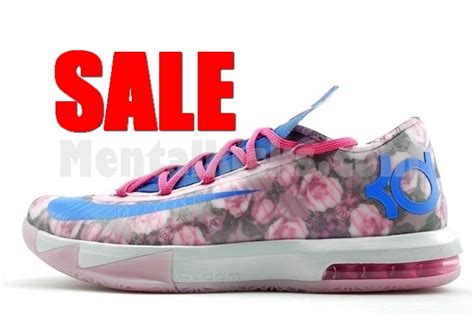 Clearance Sale Nike Kd 6 Supreme Aunt Pearl 618216 600