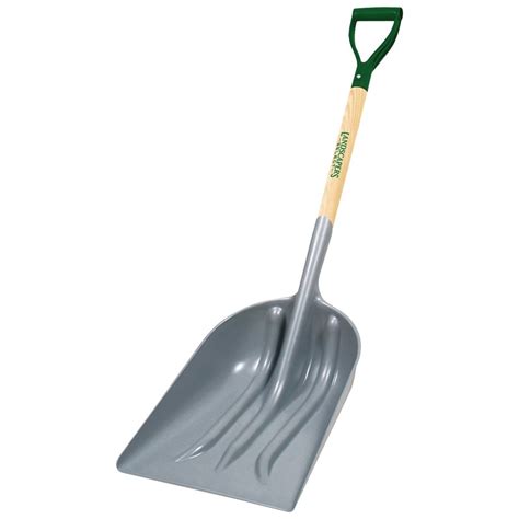 Vulcan 33279 PLA 12 Grain Scoop Shovel ABS Plastic 29 In Poly D Grip