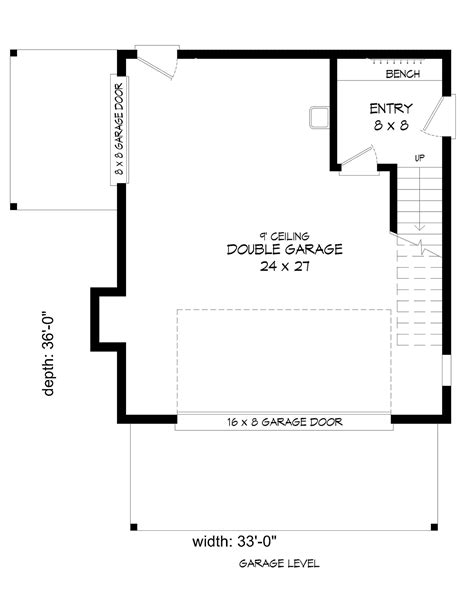 Modern Garage Plans - Modern Floor Plans | COOL Garage Plans