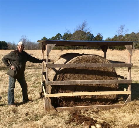 Barefoot Farm Diy Round Bale Hay Feeder