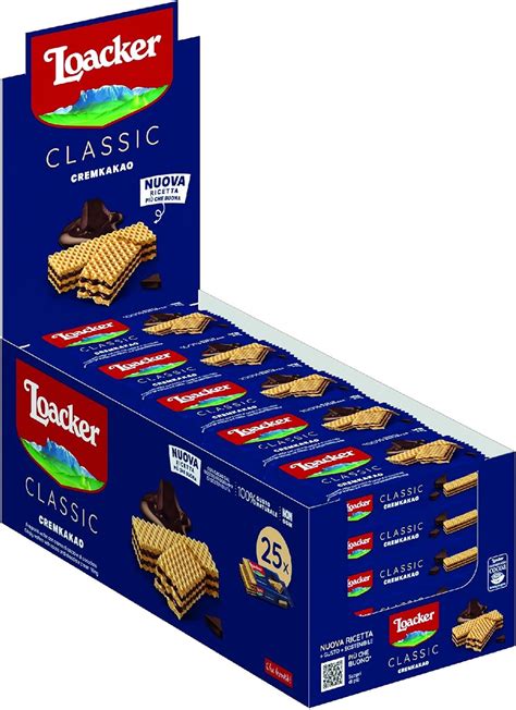 Loacker Wafers Cremkakao Chocolate Flavour Wafer Biscuits Classic