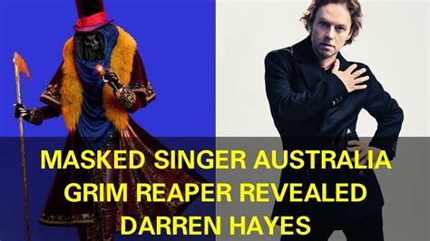 Masked Singer Australia Season Grim Reaper Revealed Darren Hayes