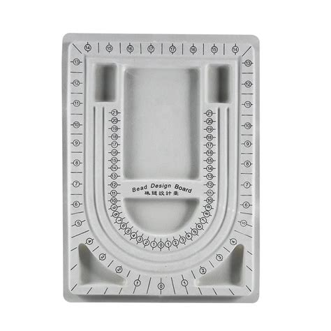 Flocked Bead Board Bracelet Beading Design Jewelry Making Tray Diy