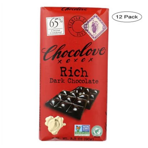 Chocolove Xoxox Premium Chocolate Bar Dark Chocolate Rich