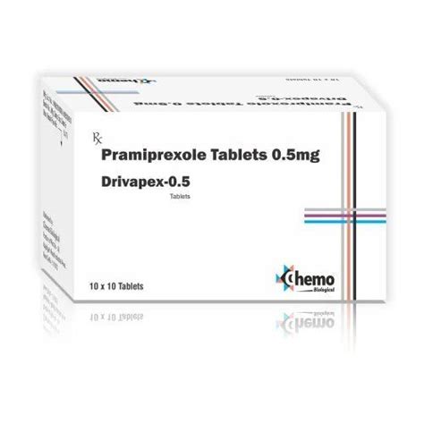 Pramipexole 05mg Tablets At Best Price In New Delhi Delhi Chemo