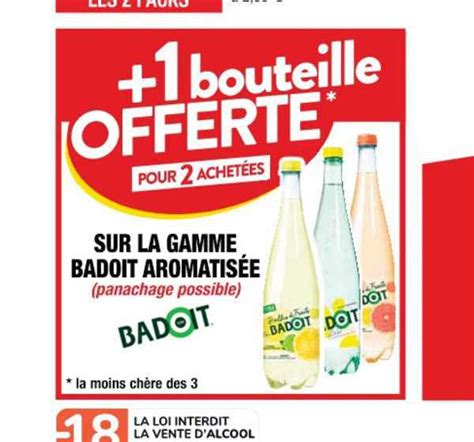 Offre Gamme Badoit Aromatis E Chez Cora