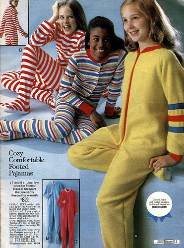 1979 Xx Xx Sears Christmas Catalog P013 Footie Pajama 80s Outfit