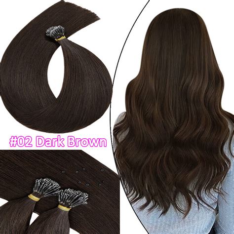 Clearance Nano Ring Double Drawn Remy Human Hair Extensions Micro Beads