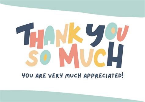 You Are Appreciated Clipart