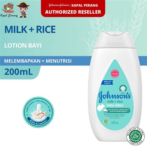 Jual Johnson S Baby Lotion Milk Rice Ml Shopee Indonesia