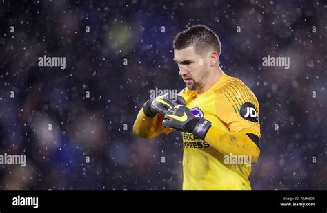 Brighton & Hove Albion goalkeeper Mathew Ryan Stock Photo - Alamy