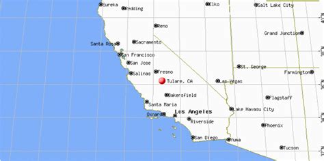 Map Of Tulare County California | secretmuseum