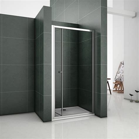 Bifold Quadrant Sliding Pivot Wet Room Shower Enclosure Glass Chrome