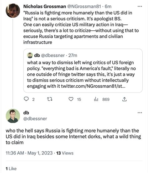 Nicholas Grossman On Twitter If Putin Apologists Sorry I Mean The