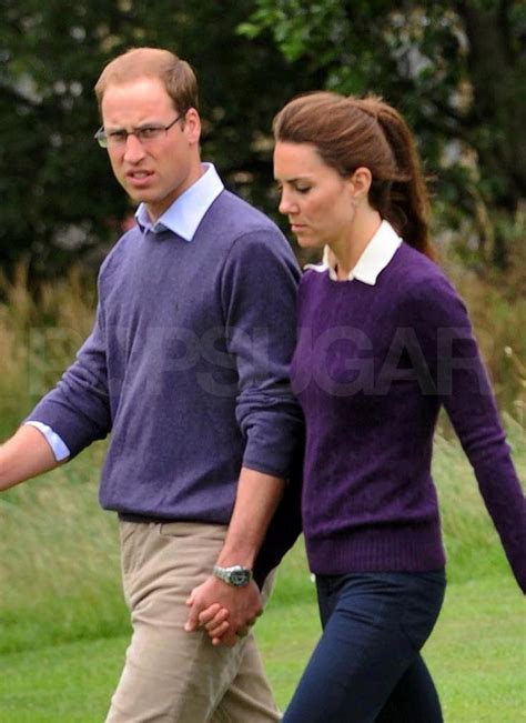 Kate Middleton And Prince William Match Their Sweaters And Collars For A Hand In Hand Walk The