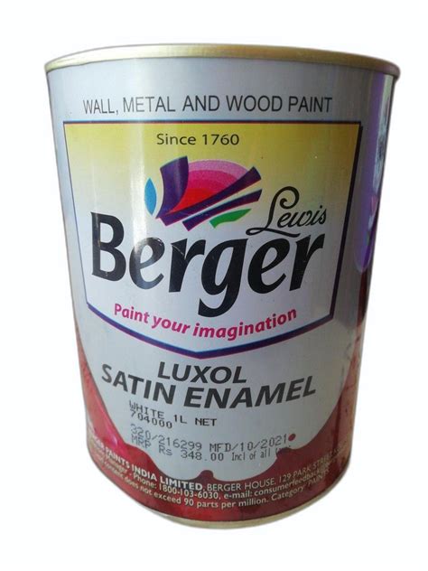 Berger Luxol Satin Enamel Paint At Litre In Bengaluru Id